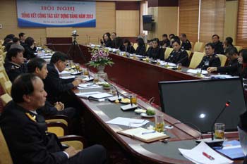 Hội nghị tổng kết công tác xây dựng Đảng năm 2012