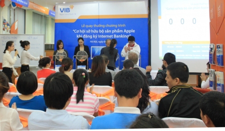 Trúng thưởng sản phẩm Apple khi đăng ký VIB Internet Banking