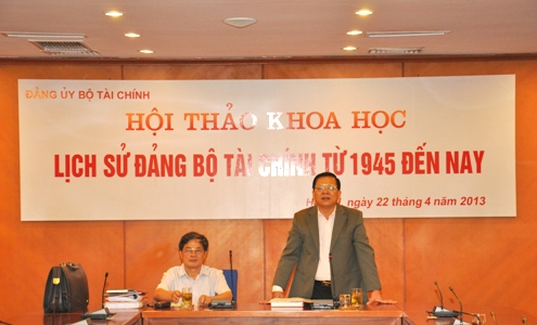 Hội thảo khoa học lịch sử đảng bộ Bộ Tài chính từ 1945 đến nay