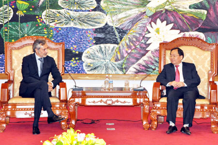 Thứ trưởng Đỗ Hoàng Anh Tuấn tiếp Đại sứ Italia tại Việt Nam