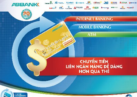  ABBank tham gia mạng lưới chuyển tiền liên ngân hàng qua thẻ