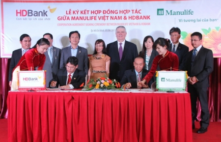 HDBank và Manulife Việt Nam ký kết hợp tác toàn diện