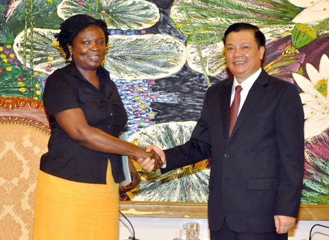  Bộ trưởng Bộ Tài chính tiếp Giám đốc quốc gia Ngân hàng Thế giới tại Việt Nam