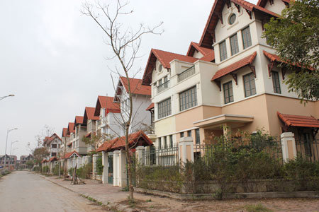 Giá biệt thự tại Hà Nội vẫn giảm mạnh