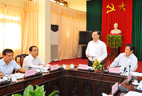 Bộ Tài chính làm việc với tỉnh Tuyên Quang và Phú Thọ