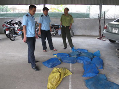 Hải quan Hà Tĩnh triệt phá vụ buôn bán, vận chuyển 103 kg kỳ đà