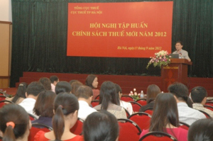 Cục Thuế Tp. Hà Nội: Tập huấn chính sách thuế năm 2012 cho cán bộ công chức