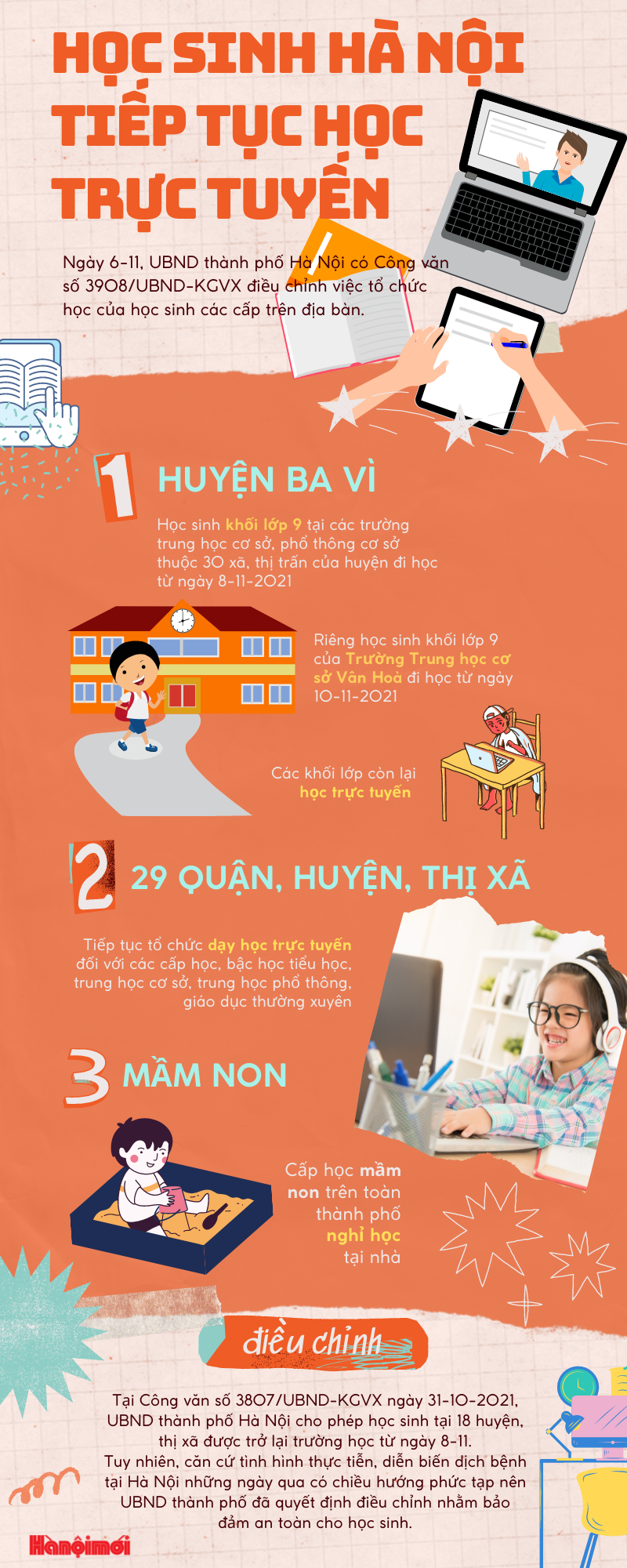 Học sinh Hà Nội tiếp tục học trực tuyến - Ảnh 1