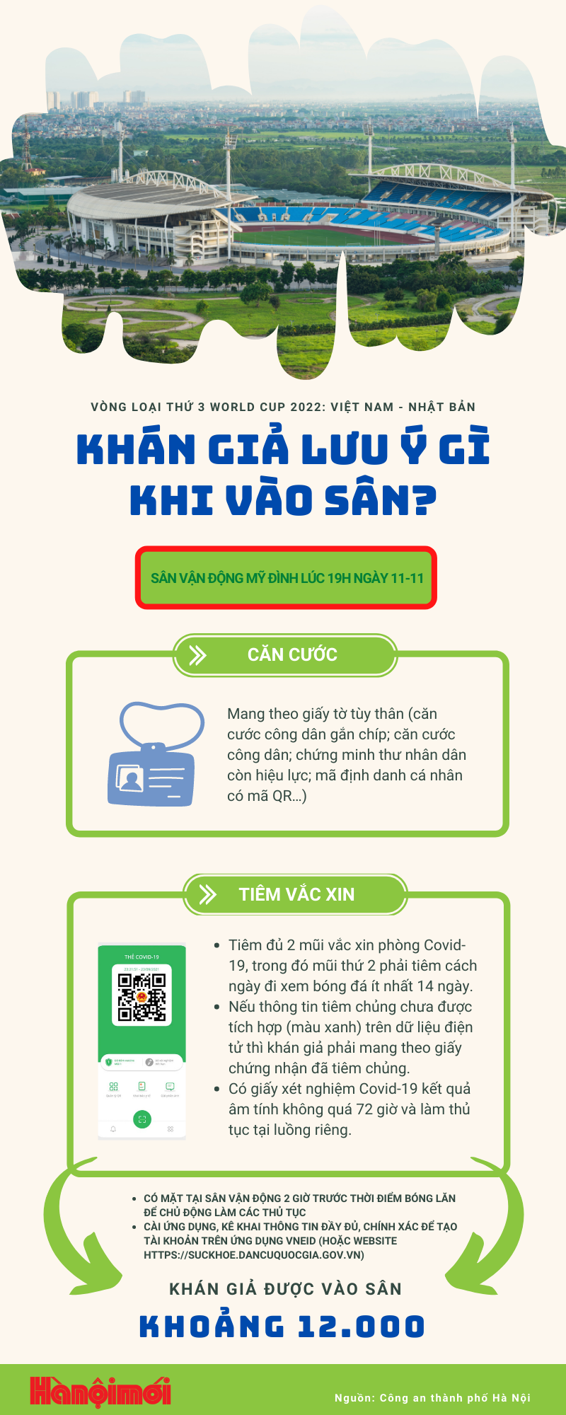 Trận Việt Nam - Nhật Bản 19h ngày 11-11: Khán giả lưu ý gì khi vào sân? - Ảnh 1