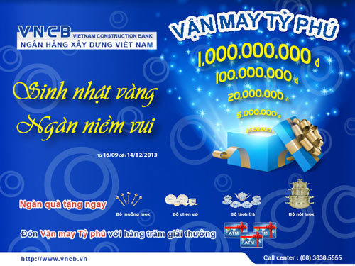 Ngân hàng Xây dựng Việt Nam – Sinh nhật vàng, ngàn niềm vui