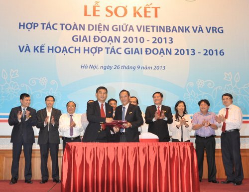 VietinBank và VRG ký kết thỏa thuận hợp tác toàn diện