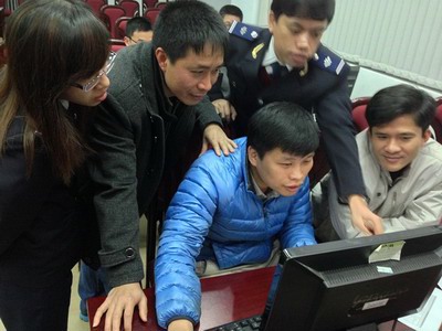 Thanh niên Hải quan Quảng Ninh tham gia triển khai hệ thống VNACCS/VCIS