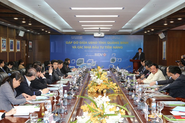 BIDV và UBND tỉnh Quảng Bình phối hợp tổ chức buổi gặp gỡ  xúc tiến đầu tư tại Quảng Bình