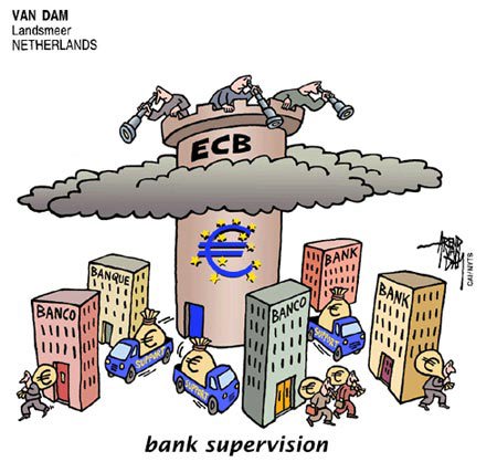 ECB đưa ngân hàng vào tầm ngắm