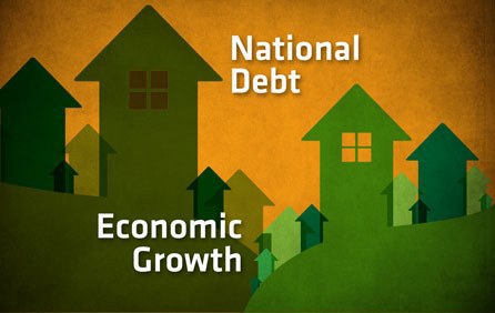 Quan hệ "phức tạp" giữa tăng trưởng kinh tế và nợ công