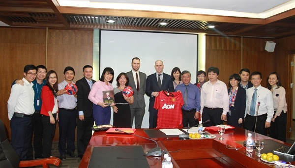BIDV và Manchester United trao đổi kế hoạch hợp tác chiến lược