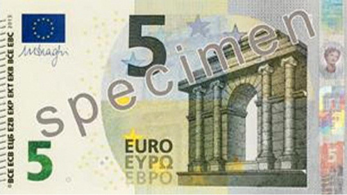 Châu Âu phát hành tờ tiền 5 euro mới