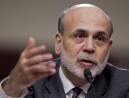 Phố Wall tăng nhẹ sau phát biểu của Bernanke 
