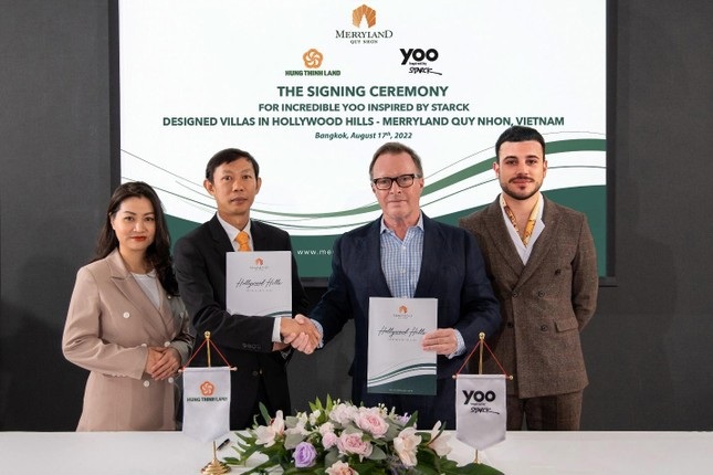 Hưng Thịnh Land ký kết hợp tác cùng YOO Inspired by Starck tại Bangkok. Ảnh: HTN