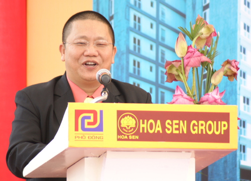 Ông Lê Phước Vũ - Chủ tịch HĐQT Tập đoàn Hoa Sen.