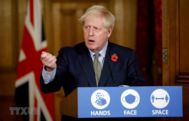 Thủ tướng Boris Johnson nhấn mạnh: Tư cách thành viên CPTPP sẽ mở ra cơ hội lớn cho các doanh nghiệp và người tiêu dùng Anh. Ảnh: AFP/TTXVN