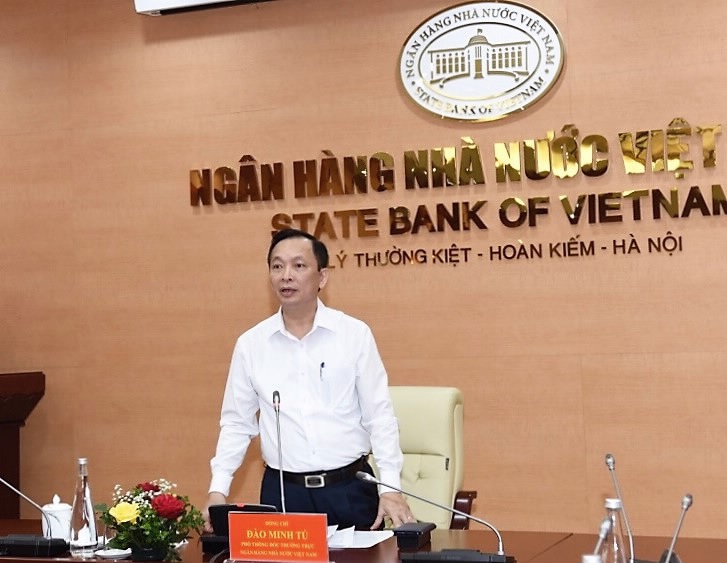 Theo Phó Thống đốc NHNN Đào Minh Tú, các ngân hàng cần tiếp tục cơ cấu lại các khoản nợ, hỗ trợ lãi suất cho DN chịu ảnh hưởng của Covid-19 - Ảnh:sbv.gov.vn