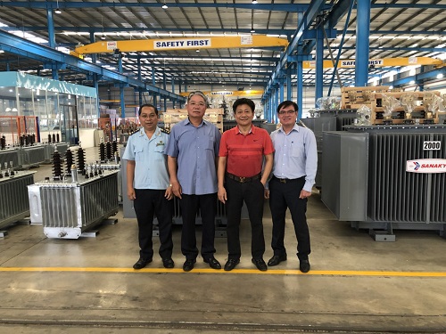 Ông Nguyễn Phước Việt Dũng – Cục trưởng Cục Hải quan Bình Dương và Lãnh đạo một số đơn vị thuộc, trực thuộc Cục thăm và làm việc với Công ty TNHH SANAKY Việt Nam.