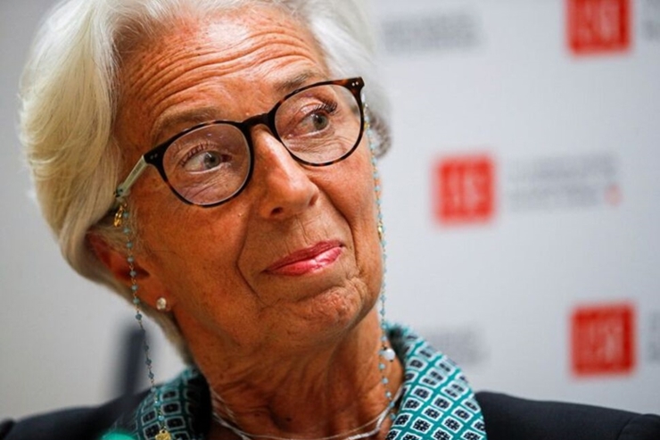 Chủ tịch ECB Christine Lagarde. Ảnh: Reuters 