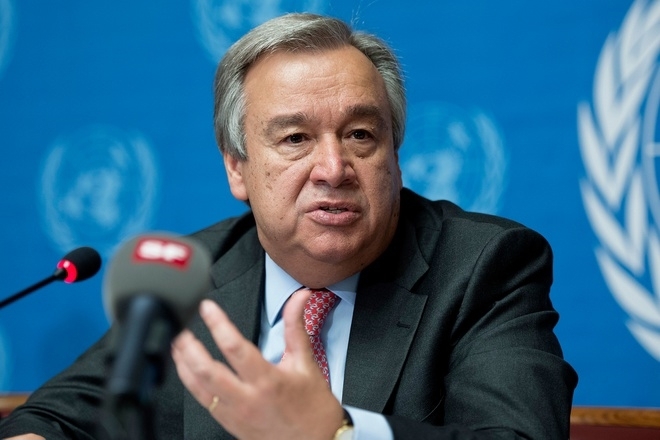 Tổng thư ký Liên hợp quốc Antonio Guterres. Ảnh: UN.  