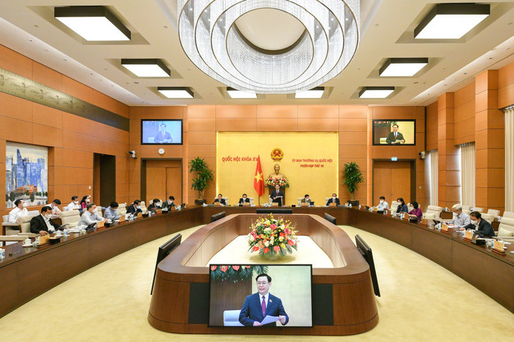 Ủy ban Thường vụ Quốc hội khai mạc Phiên họp thường kỳ thứ 10.