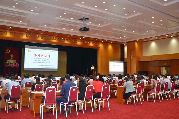 Hội nghị tập huấn công tác thanh tra, kiểm tra thuế. Nguồn: Tổng cục Thuế