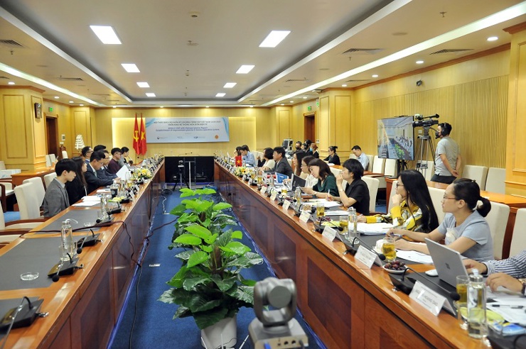 Toàn cảnh Hội thảo báo cáo giữa kỳ Chương trình Chia sẻ Kiến thức KSP giai đoạn 2020-2021.