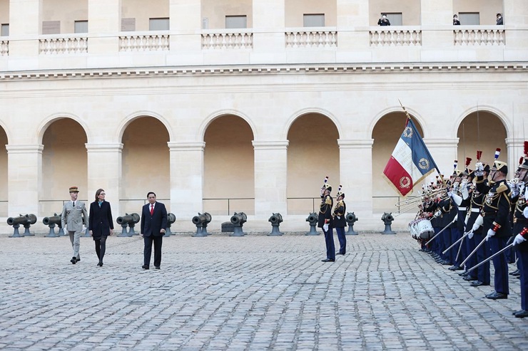 Thủ tướng Chính phủ Phạm Minh Chính thăm chính thức Cộng hòa Pháp. Nguồn: chinhphu.vn