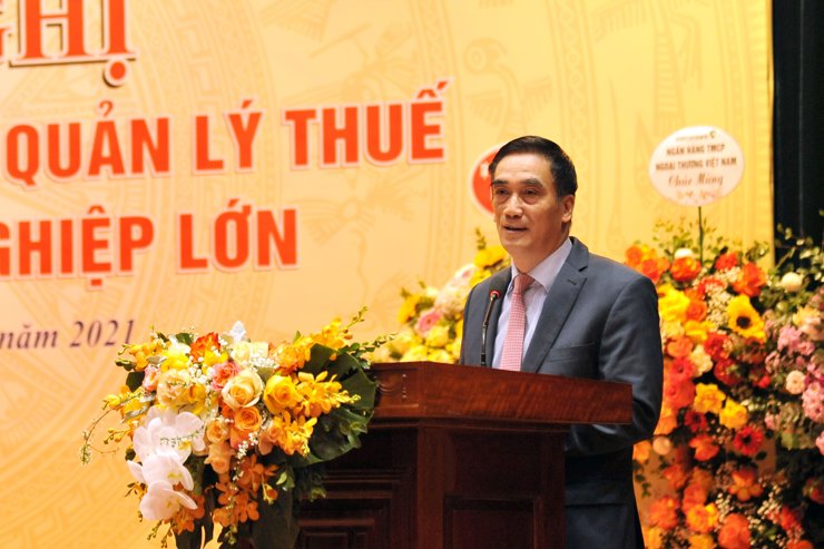 Thứ trưởng thường trực Bộ Tài chính Trần Xuân Hà phát biểu chỉ đạo Hội nghị.