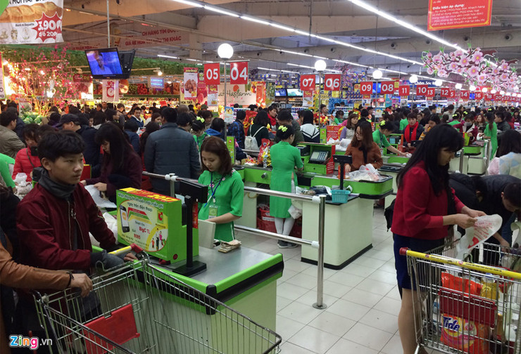 Hiện tỷ lệ hàng Việt Nam trong các siêu thị đã lên đến trên 70%. Nguồn: Internet