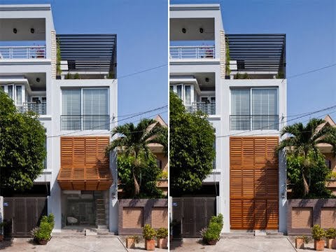 Mặt tiền ngôi nhà quуết định một phần vẻ đẹp thẩm mỹ, kiến trúc của toàn bộ ngôi nhà. Nguồn: Internet
