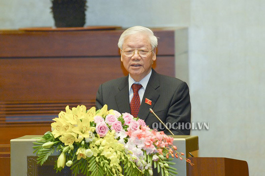 Tổng Bí thư, Chủ tịch nước Nguyễn Phú Trọng. Nguồn: Quochoi.vn