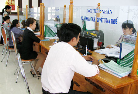 Hoạt động nghiệp vụ tại cơ quan thuế. Nguồn: internet