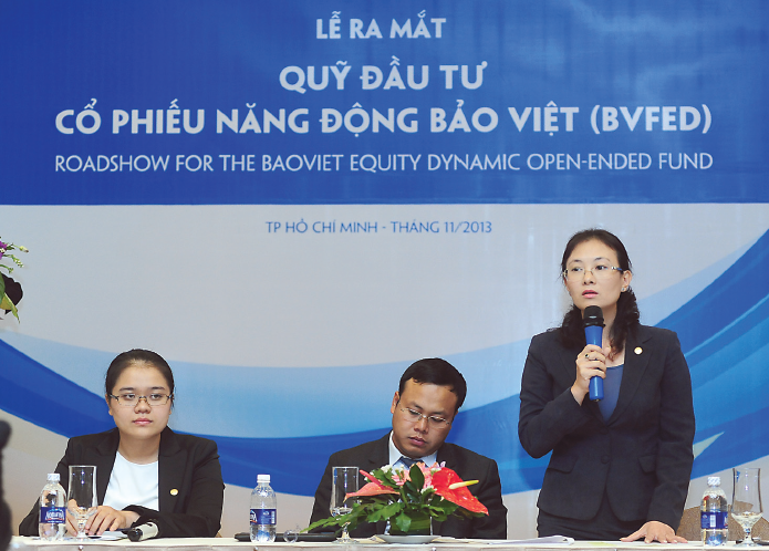 Lễ ra mắt Quỹ Đầu tư Cổ phiếu năng động Bảo Việt. Nguồn: internet