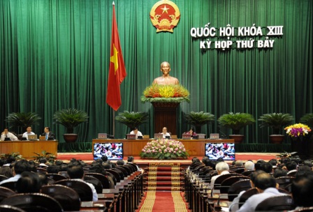 Quốc hội cùng với toàn thể đồng bào, chiến sĩ cả nước và đồng bào ta ở nước ngoài bày tỏ sự lo ngại và kiên quyết phản đối những vi phạm, sai trái của phía Trung Quốc. Nguồn: baohaiquan.vn