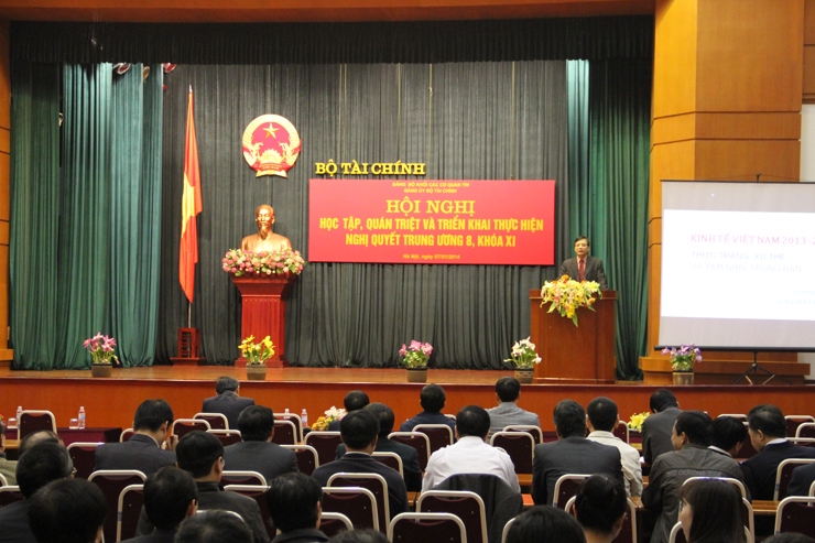Đảng ủy Bộ Tài chính tổ chức Hội nghị học tập, quán triệt và triển khai thực hiện Nghị quyết Trung ương 8, Khóa XI