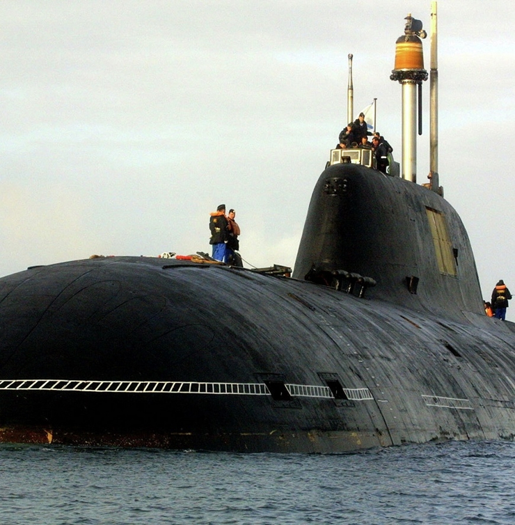 T&agrave;u ngầm lớp Akula-2 của Nga. Ảnh: Sputnik.
