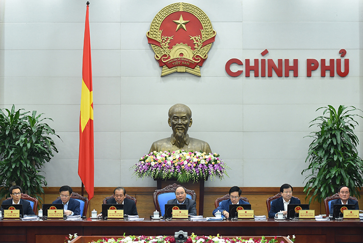 Phiên họp Chính phủ thường kỳ tháng 11/2016 chiều 29/11. Nguồn: chinhphu.vn
