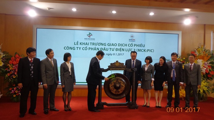 Lê khai trươn giao dịch cổ phiếu PIC ngày 9/1/2017. Nguồn: pc3invest.vn