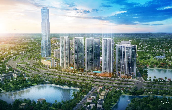 Phối cảnh tổng thể dự án Eco Green Sài Gòn.