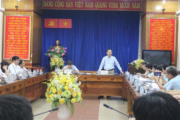 Tổng cục trưởng Nguyễn Văn Cẩn yêu cầu các đơn vị khẩn trương triển khai đề án.