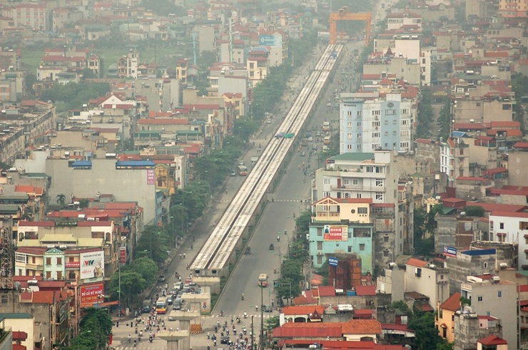 Quy hoạch tuyến tàu điện trên cao Cát Linh – Hà Đông, Nhổn – Ga Hà Nội giúp bất động sản khu vực xung quanh được hưởng lợi.
