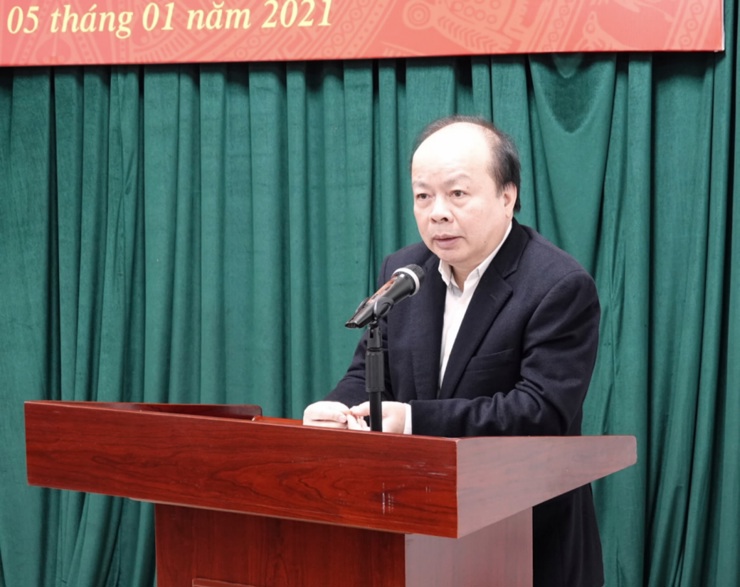 Thứ trưởng Bộ Tài chính Huỳnh Quang Hải phát biểu chỉ đạo Hội nghị
