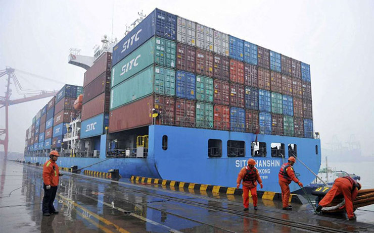 Hoạt động xuất khẩu của Trung Quốc giảm mạnh vào tháng 12/2018. Nguồn: internet