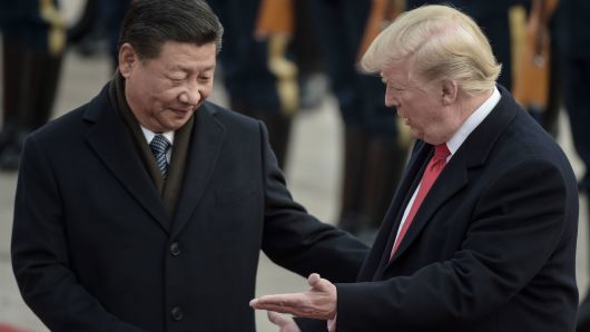 Căng thẳng thương mại Mỹ - Trung bùng phát mạnh trong năm 2018. Nguồn: internet